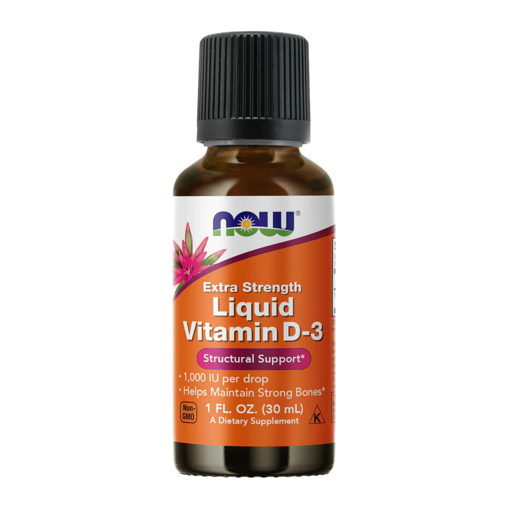 Now - Ex Str Liquid Vit D 3 1000 IU - 1 oz