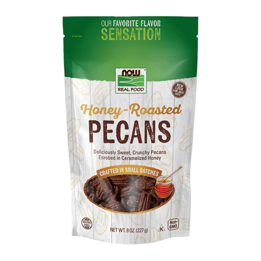 Now - Honey Roasted Pecans - 8 oz