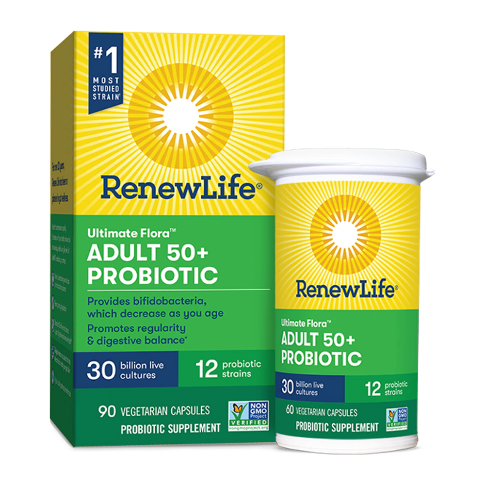 Renew Life - Adult 50+ Probiotic - 90 Capsules