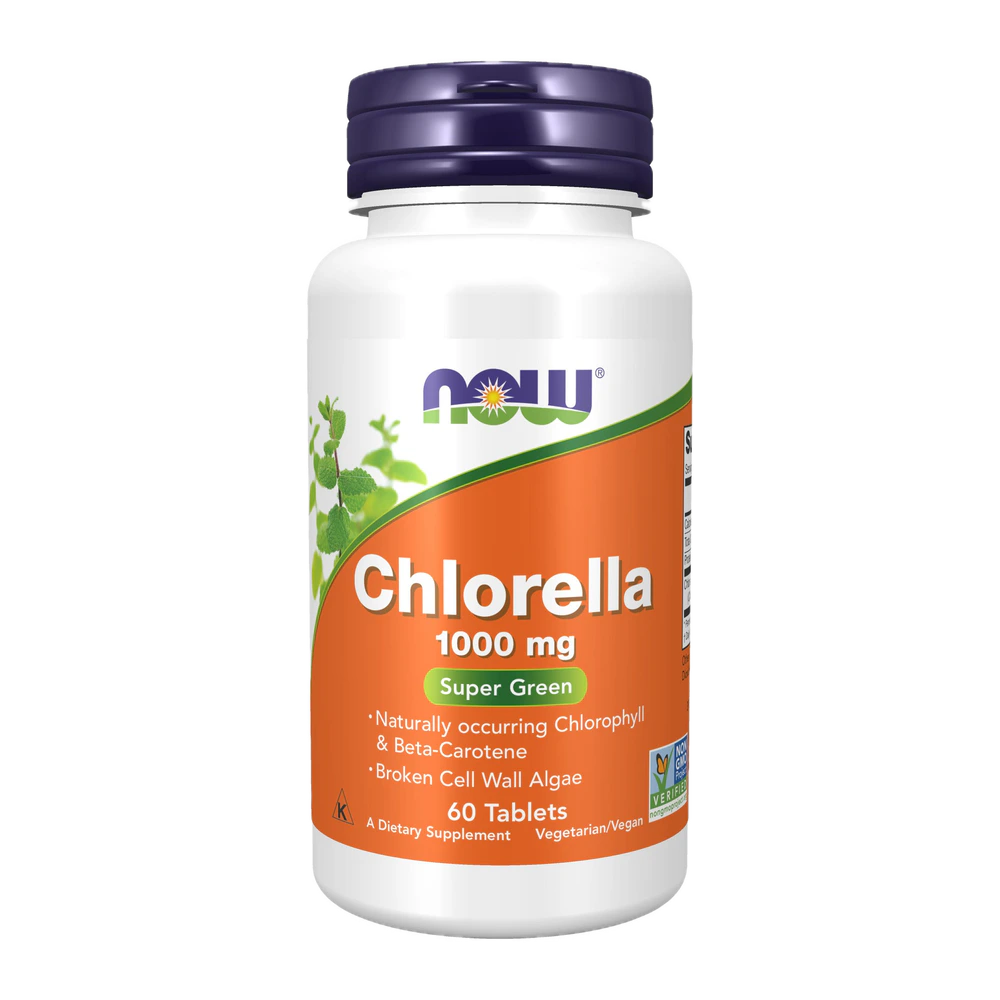 Now - Chlorella 1000mg - 60 Tablets