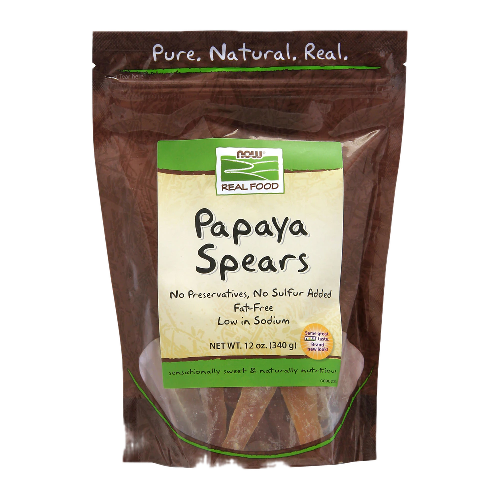 Now - Papaya Spears - 12 oz