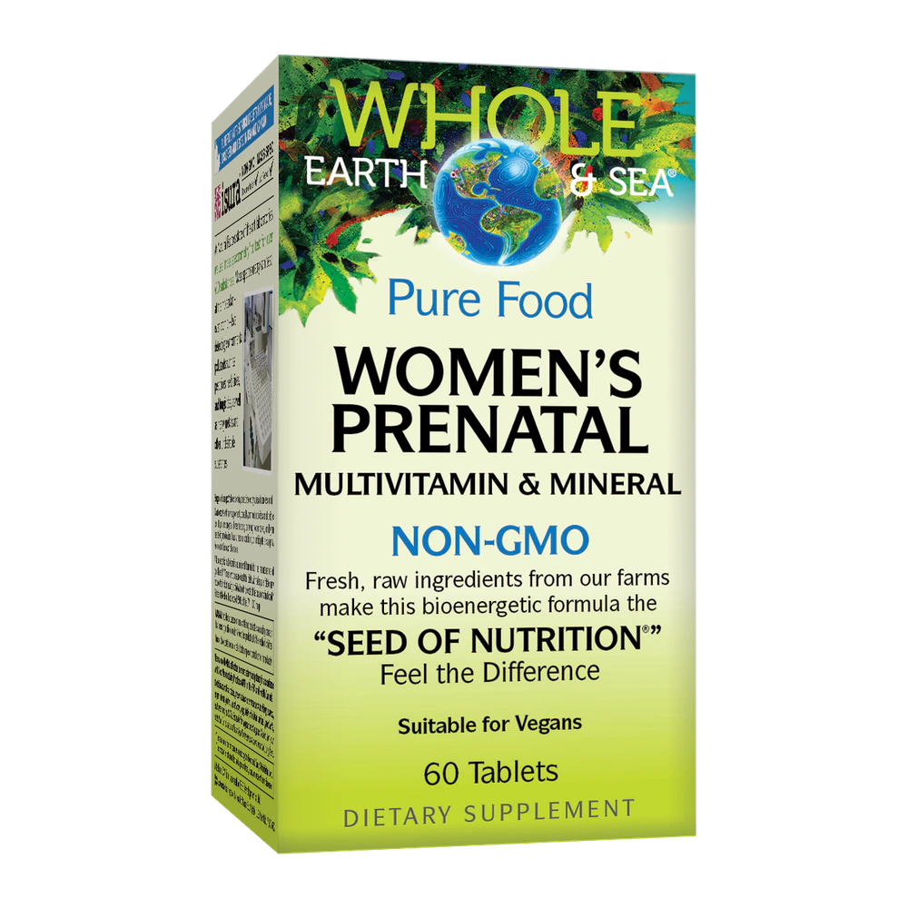 Natural Factors - Whole Earth and Sea Womens Prenatal - 60 Tablets