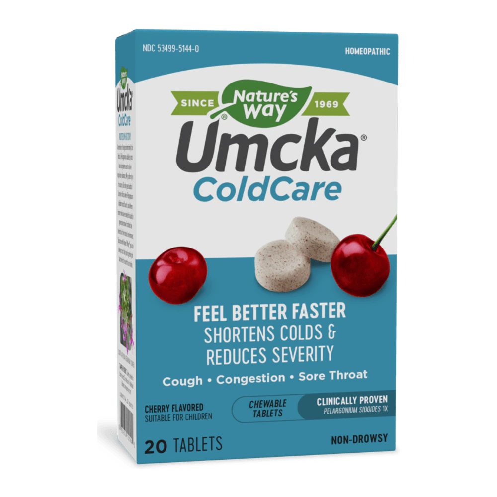 Natures Way - Coldcare Cherry Chewable - 20 Tablets