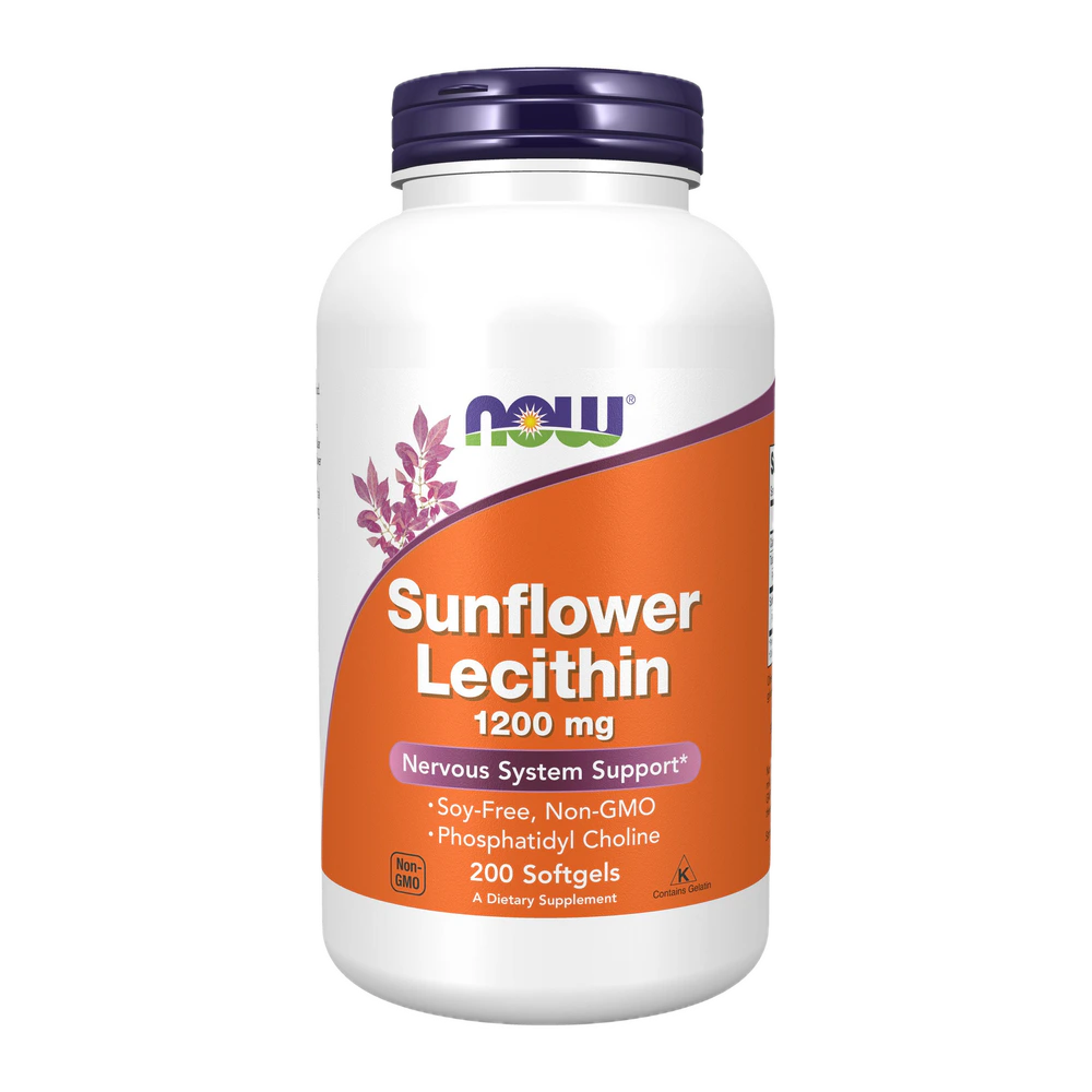 Now - Sunfl Lecithin 1200mg - 200 Softgels