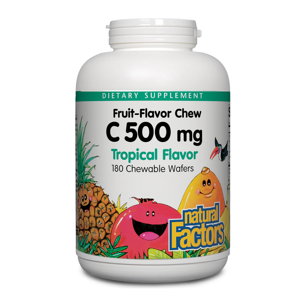 Natural Factors - C 500 mg Tropical - 180 Tablets
