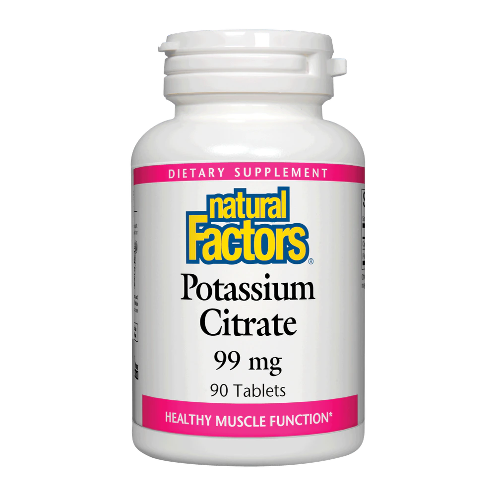 Natural Factors - Potassium Citrate 99 mg - 90 Tablets