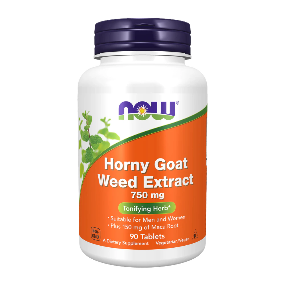 Now - Horny Goat Weed 750mg - 90 Tablets