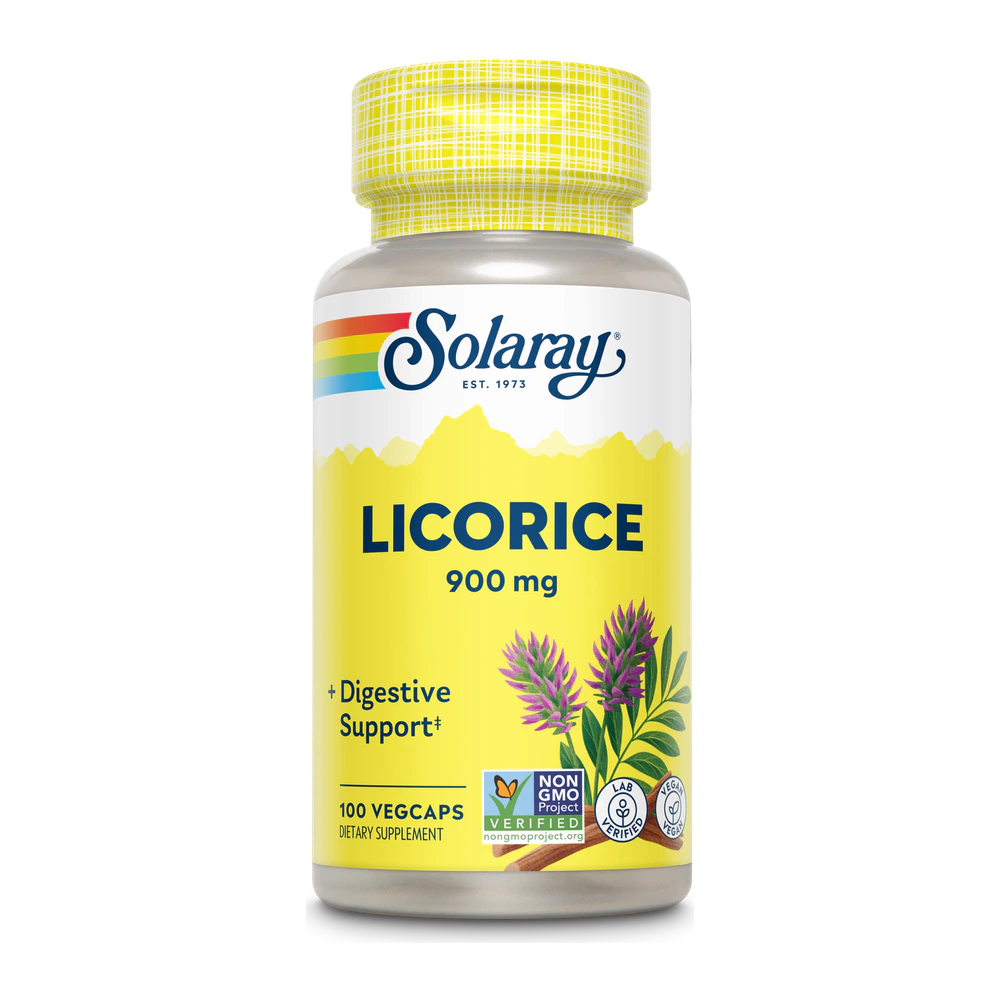 Solaray - Licorice Root - 100 Capsules