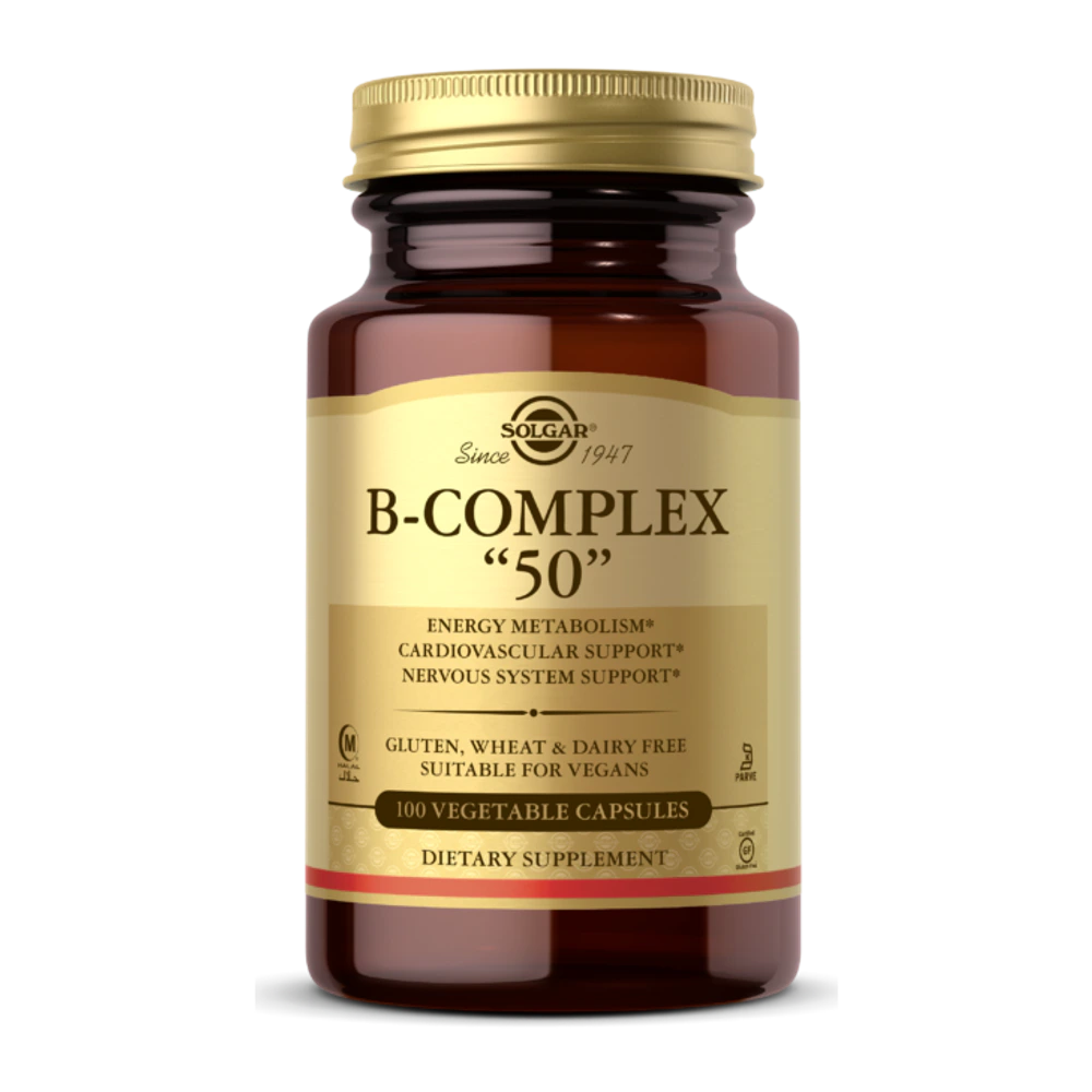 Solgar - B-Complex 50 - 100 Veg Capsules