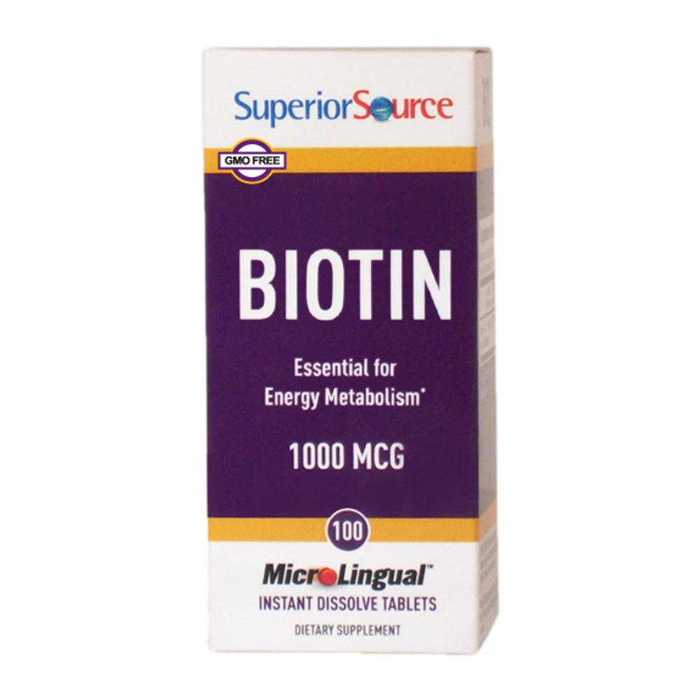 Superior Source - Biotin 1,000 mcg - 100 Tablets