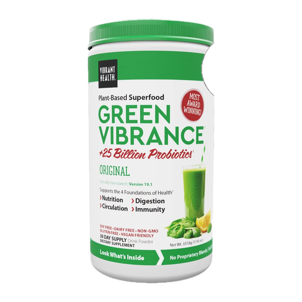 Vibrant Health - Green Vibrance + Probiotics - 11.92 oz