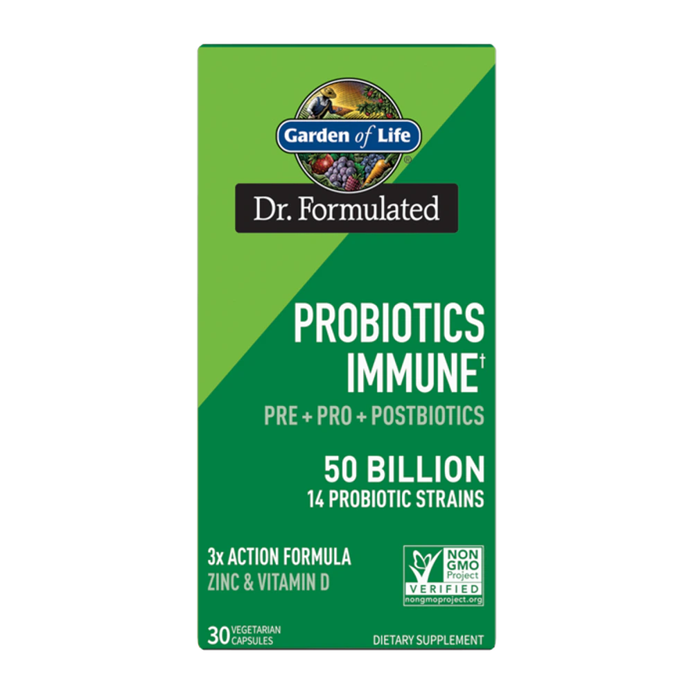 Garden of Life - Dr. Formulated Probiotics Immune 50 Billion - 30 Veg Capsules