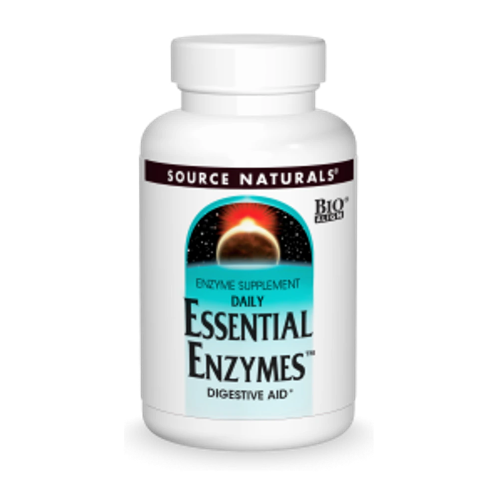 Source Naturals - Essential Enzymes - 60 Capsules
