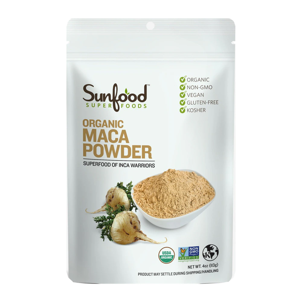 Sunfood - Raw Organic Maca Powder - 4 oz