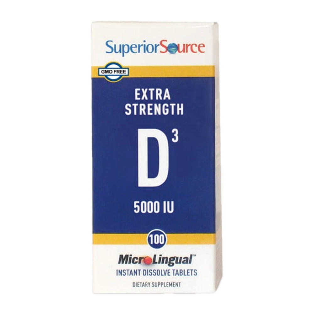 Superior Source - Extra Strength Vitamin D3 5,000 - 100 Tablets