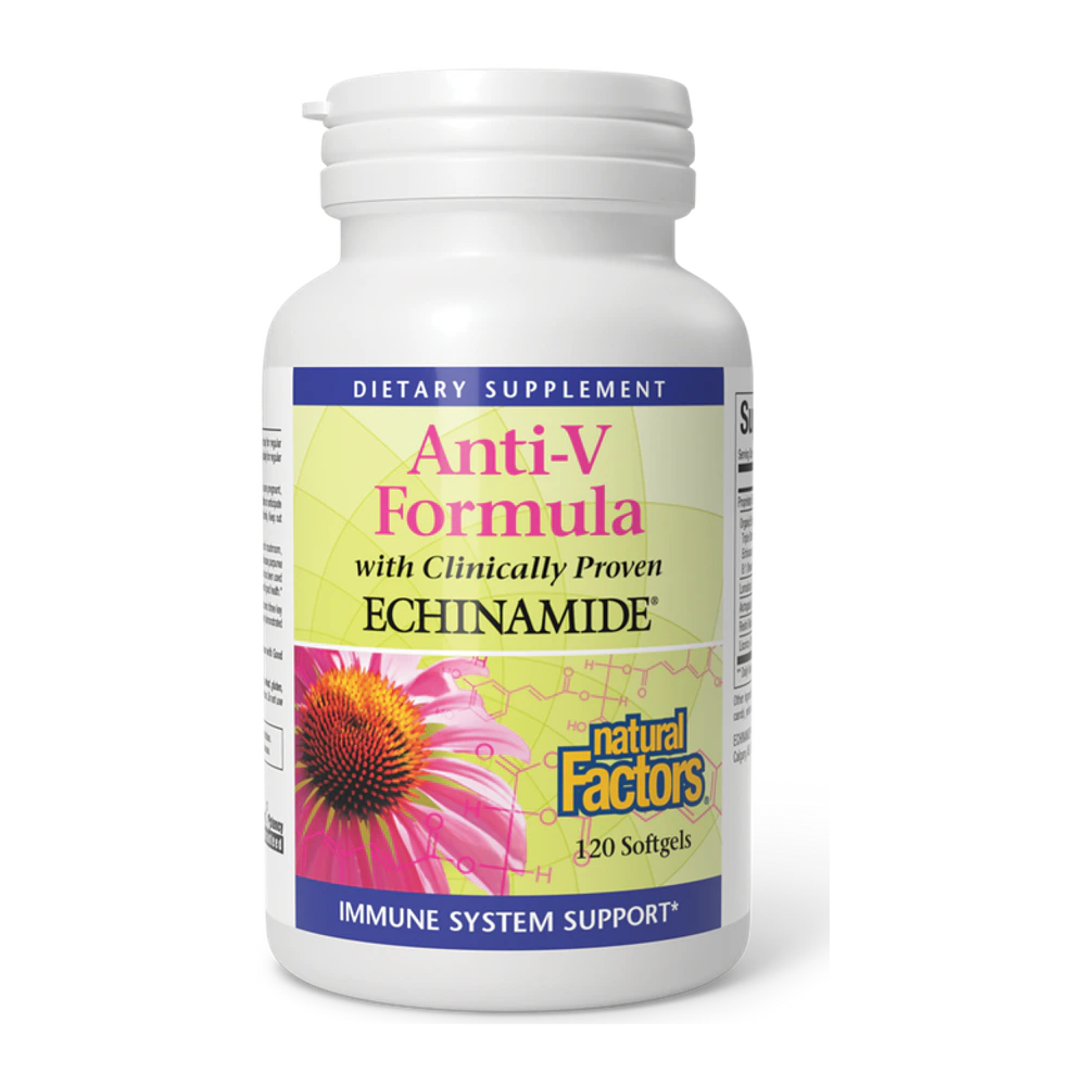 Natural Factors - Anti-V Formula - 120 Softgels
