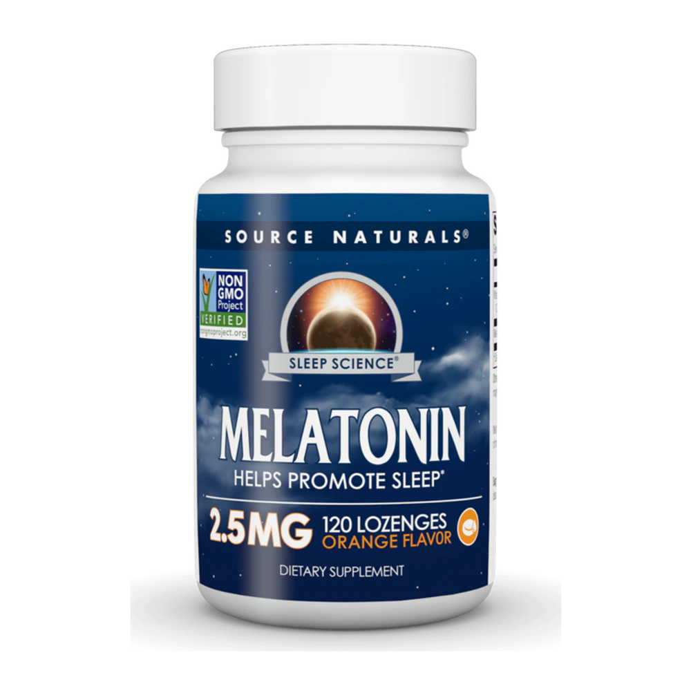 Source Naturals - Melatonin 2.5mg Orange - 120 Lozenges