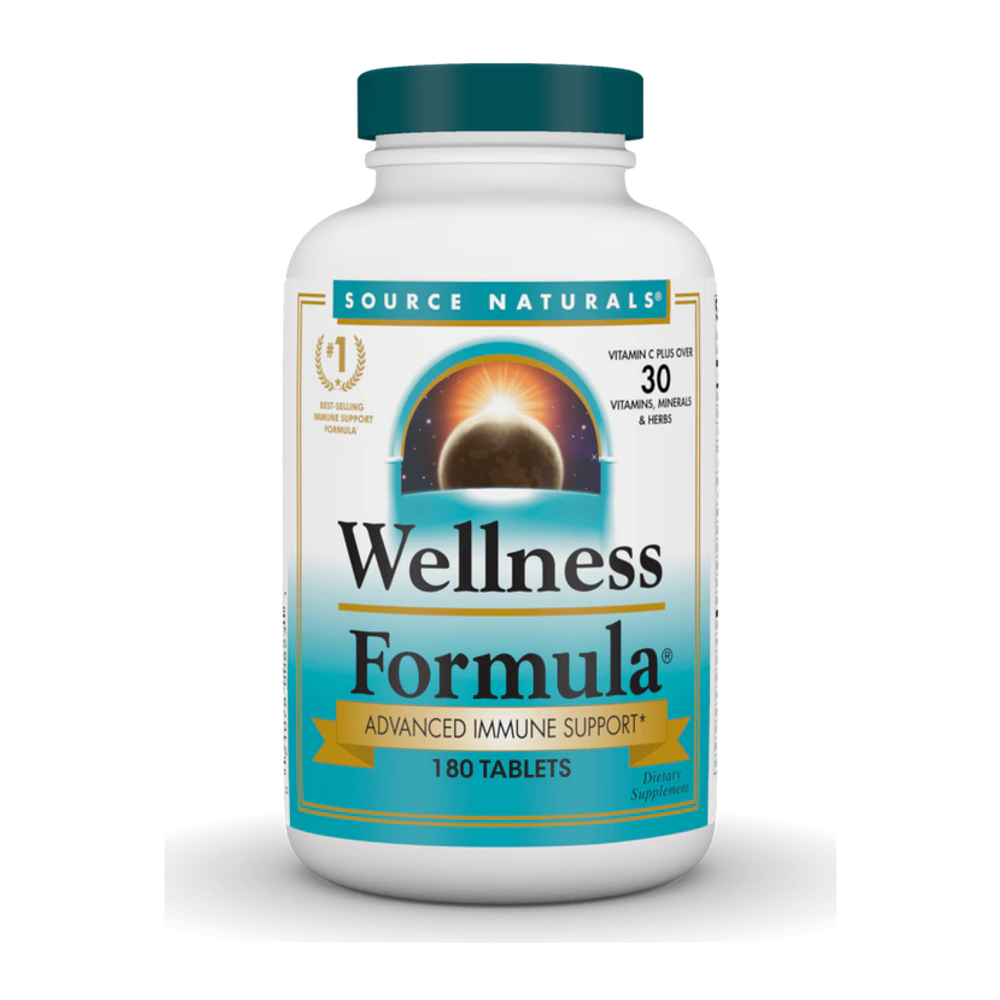 Source Naturals - Wellness Formula - 180 Tablets