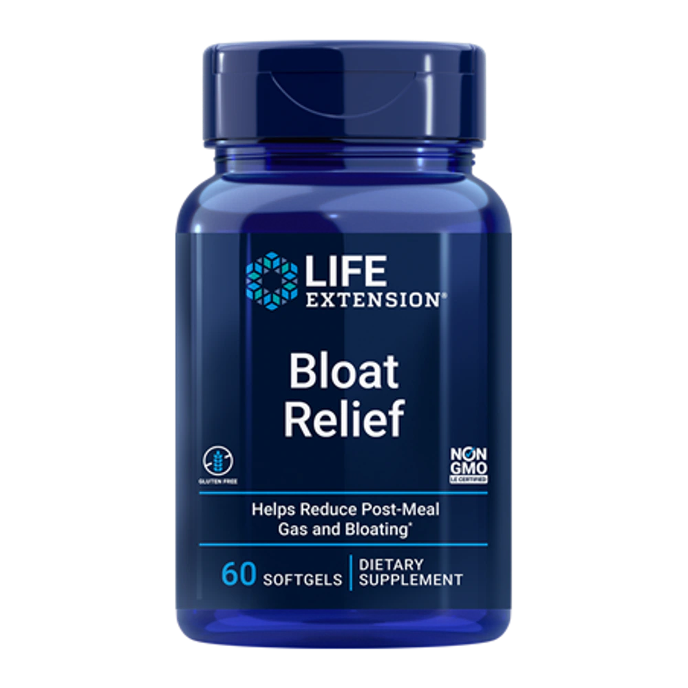 Life Extension - Bloat Relief - 60 Softgels
