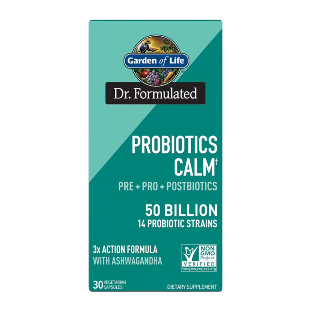 Garden of Life - Dr. Formulated Probiotics Calm 50 Billion - 30 Veg Capsules