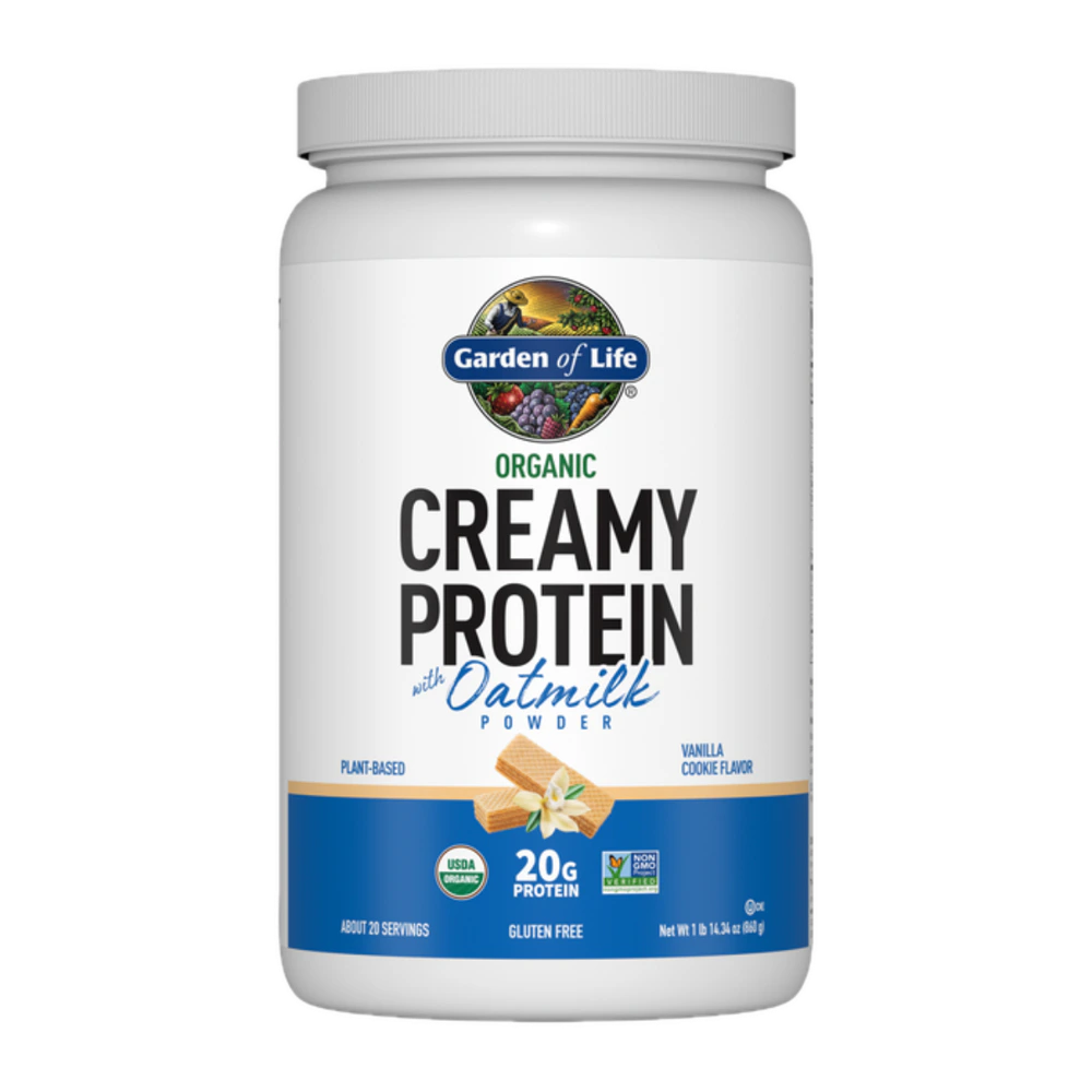 Garden of Life - Organic Creamy Oatmilk Protein Vanilla Cookie - 860 g