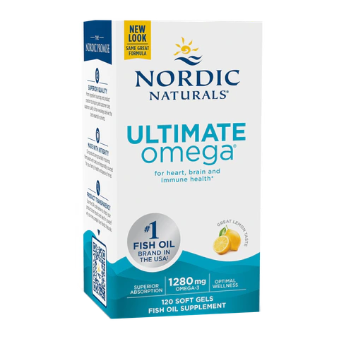 Nordic Naturals - Ultimate Omega Lemon 1280 mg - 120 Count