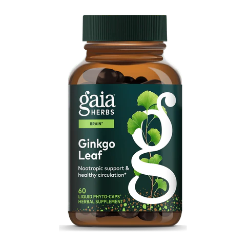 Gaia Herbs - Ginkgo Leaf - 60 Capsules