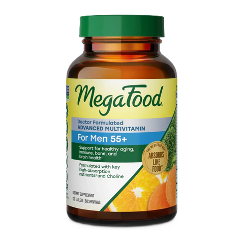 Megafood - Men 55+ Multivitamin Advanced - 120 Tablets