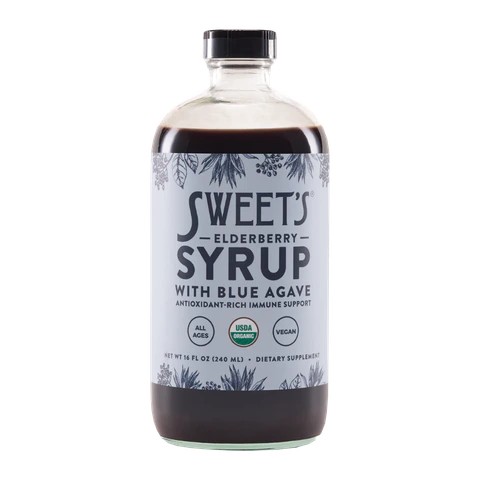 Sweets Elderberry - Syrup with Blue Agave - 16 oz