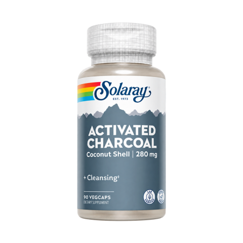 Solaray - Activated Charcoal 280 mg - 90 count